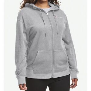 Gray Champion Zip Up Hoodie size 3X